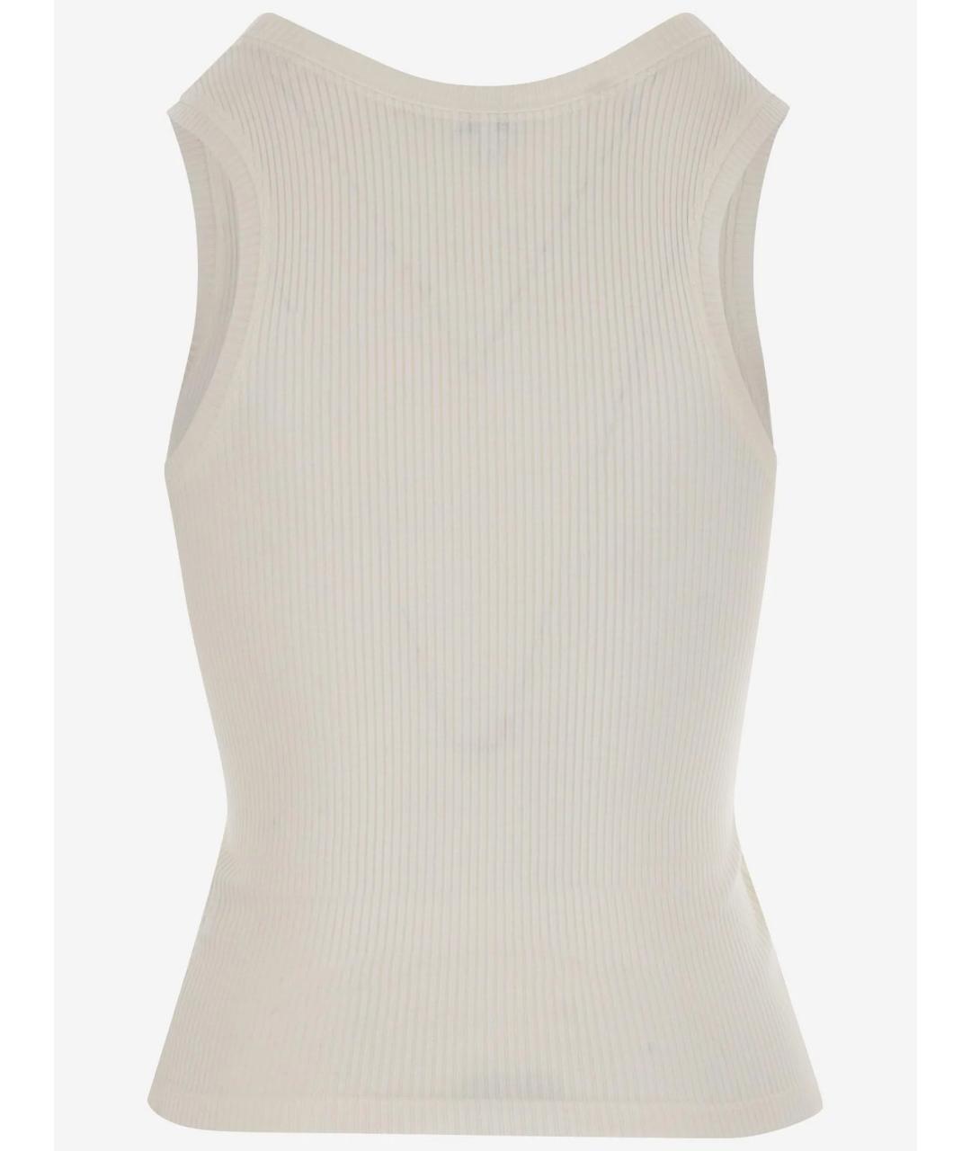 LOEWE Белая шелковая майка, фото 2