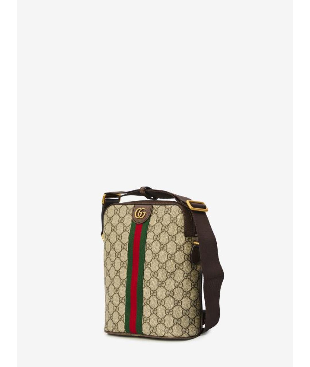 GUCCI Бежевая тканевая сумка на плечо, фото 2