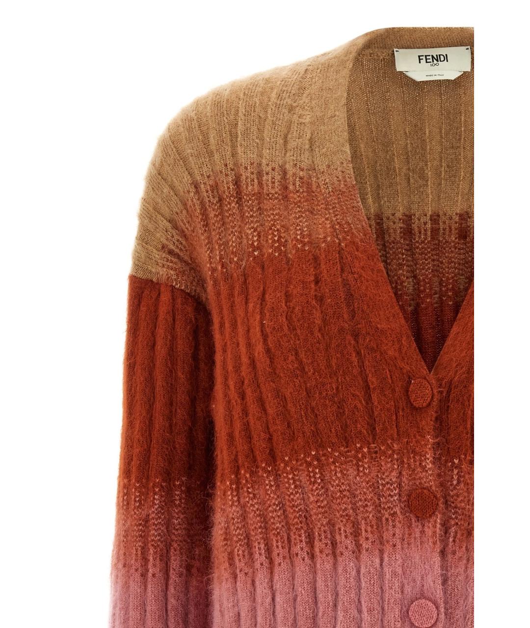 FENDI Мульти шерстяной кардиган, фото 3