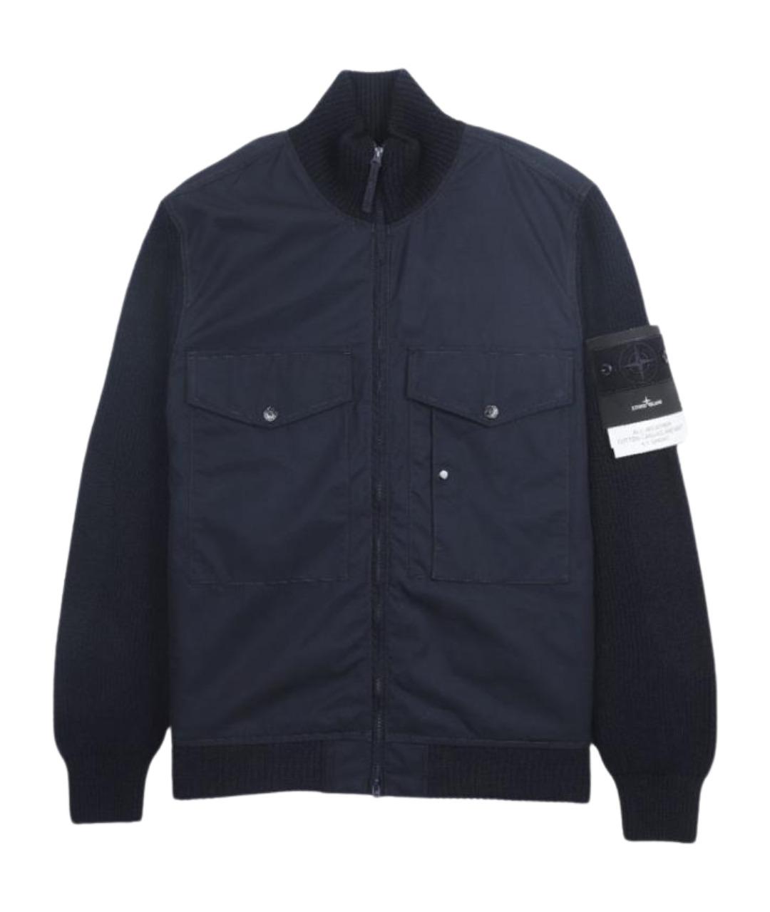 STONE ISLAND Синяя шерстяная куртка, фото 1