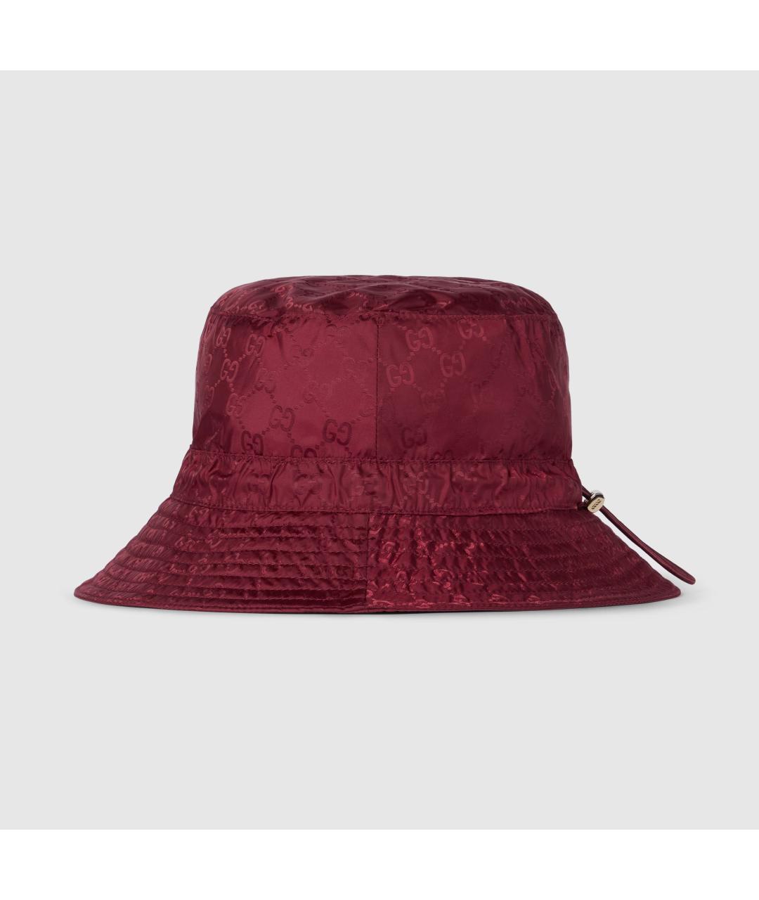 GUCCI Красная синтетическая шляпа, фото 3