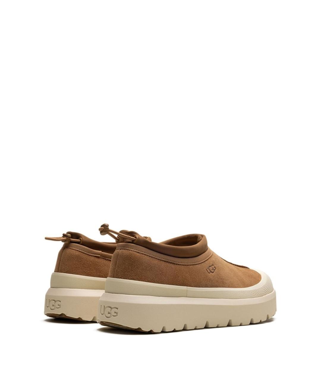 UGG AUSTRALIA Коричневые замшевые слипоны, фото 3