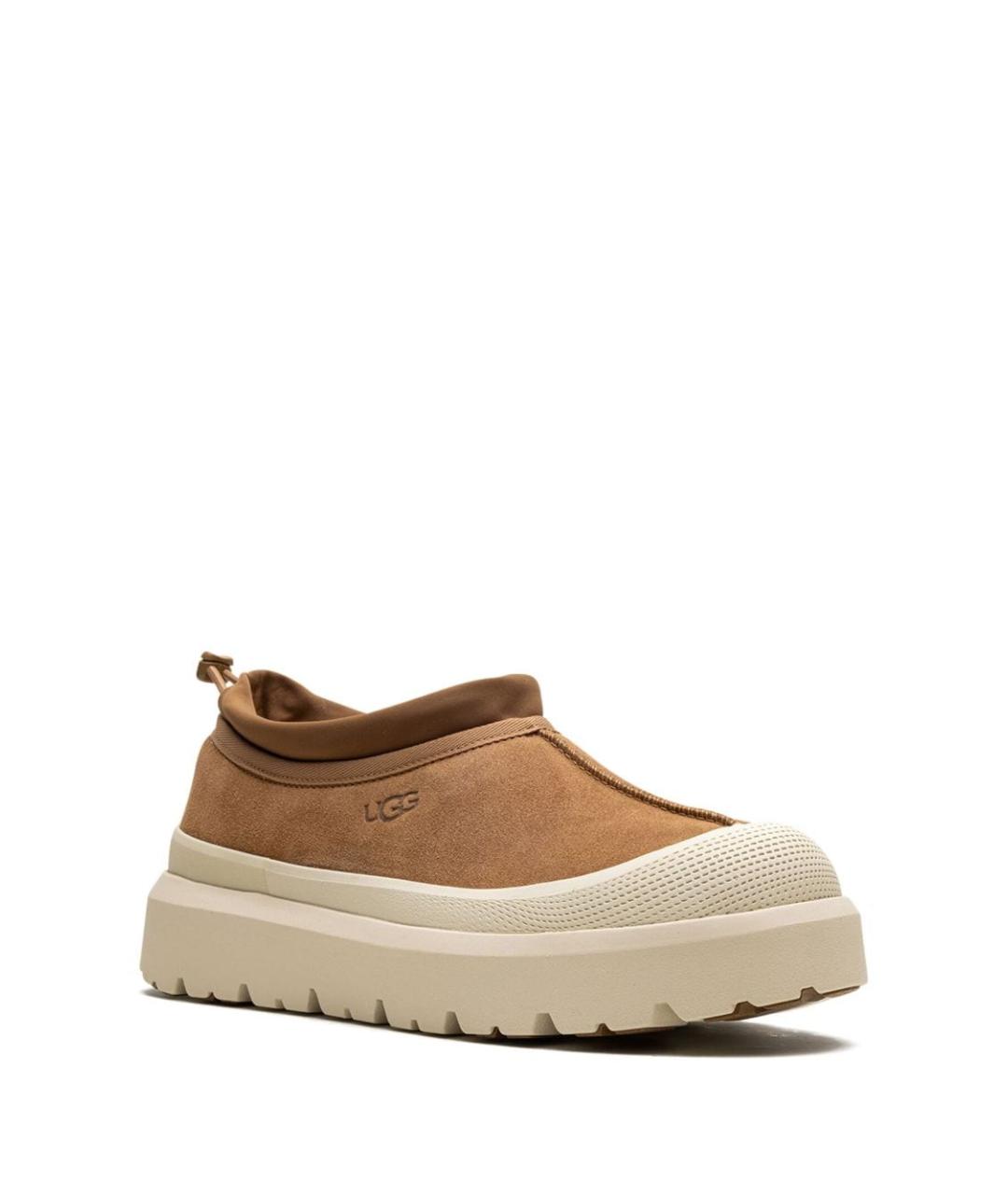 UGG AUSTRALIA Коричневые замшевые слипоны, фото 2
