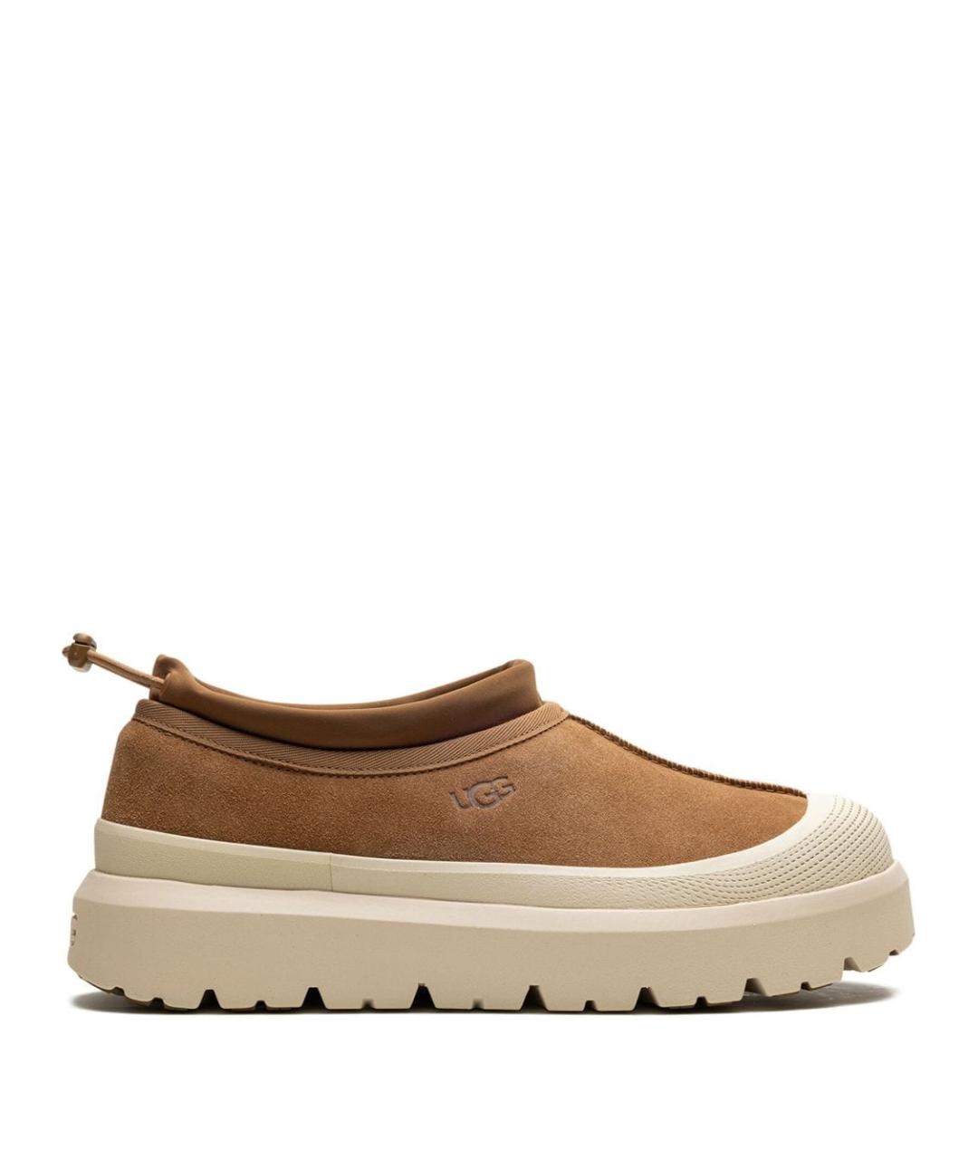 UGG AUSTRALIA Коричневые замшевые слипоны, фото 1