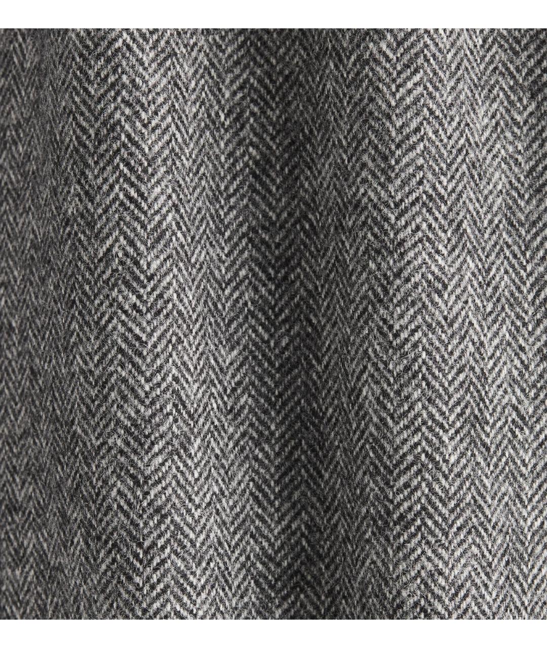 CHRISTIAN DIOR Серое шерстяное пальто, фото 3