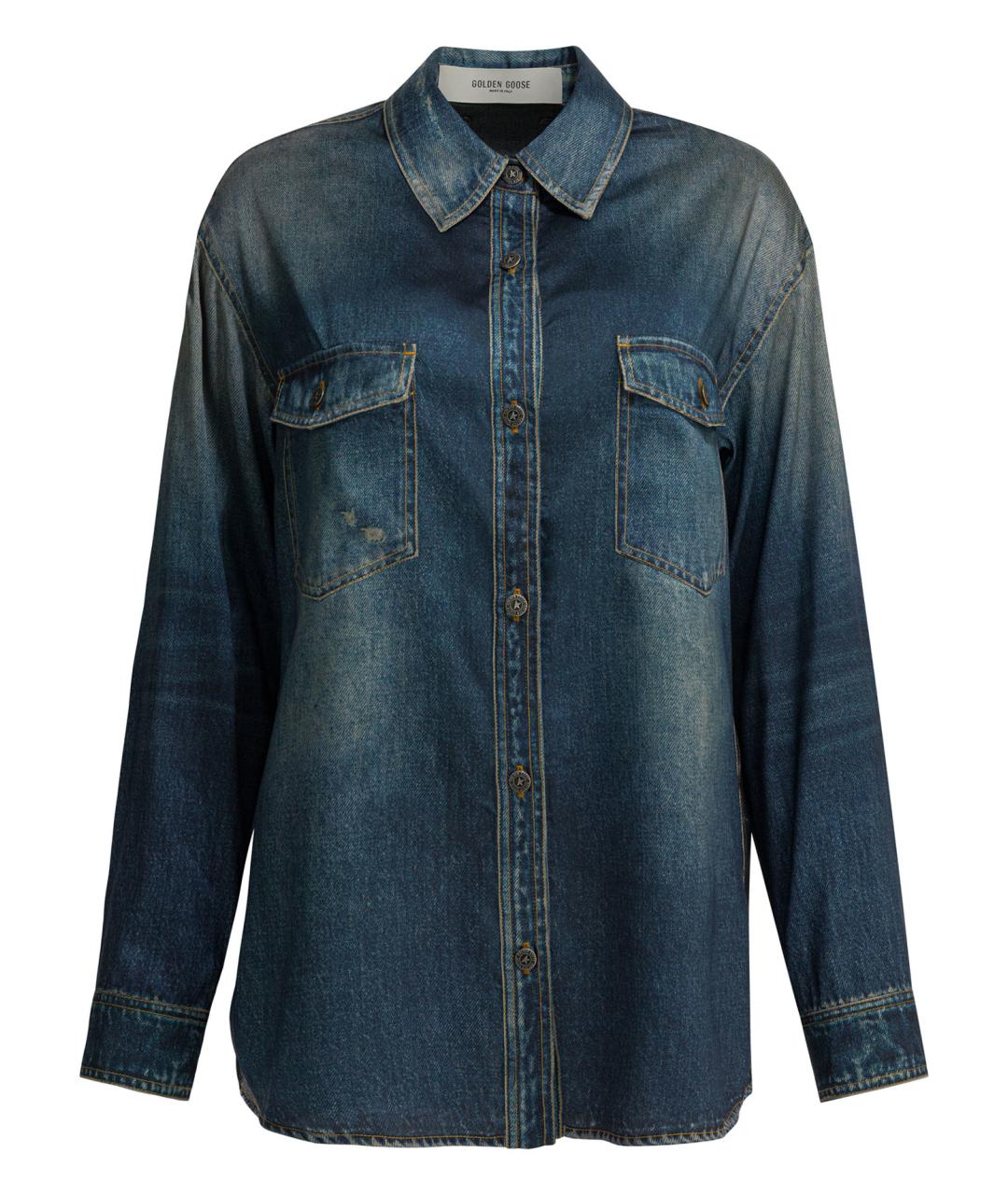 GOLDEN GOOSE DELUXE BRAND Синяя полиэстеровая куртка, фото 1