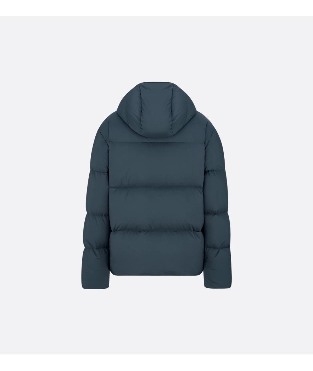 CHRISTIAN DIOR Синяя полиэстеровая куртка, фото 2