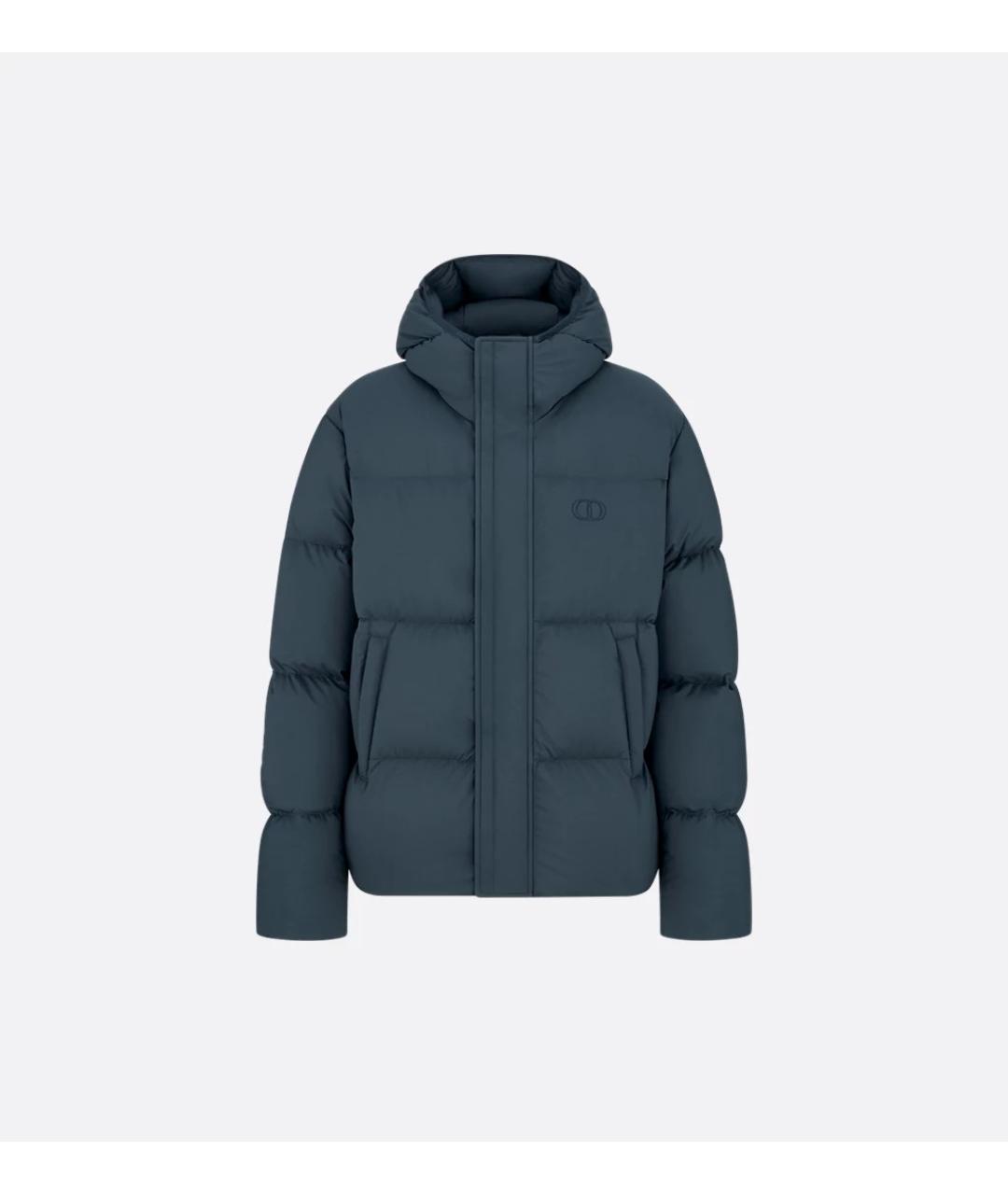 CHRISTIAN DIOR Синяя полиэстеровая куртка, фото 1