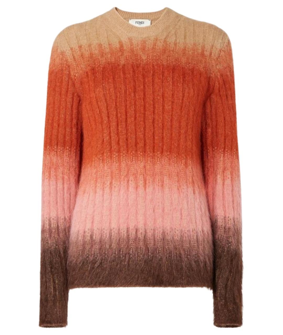 FENDI Мульти шерстяной джемпер / свитер, фото 1