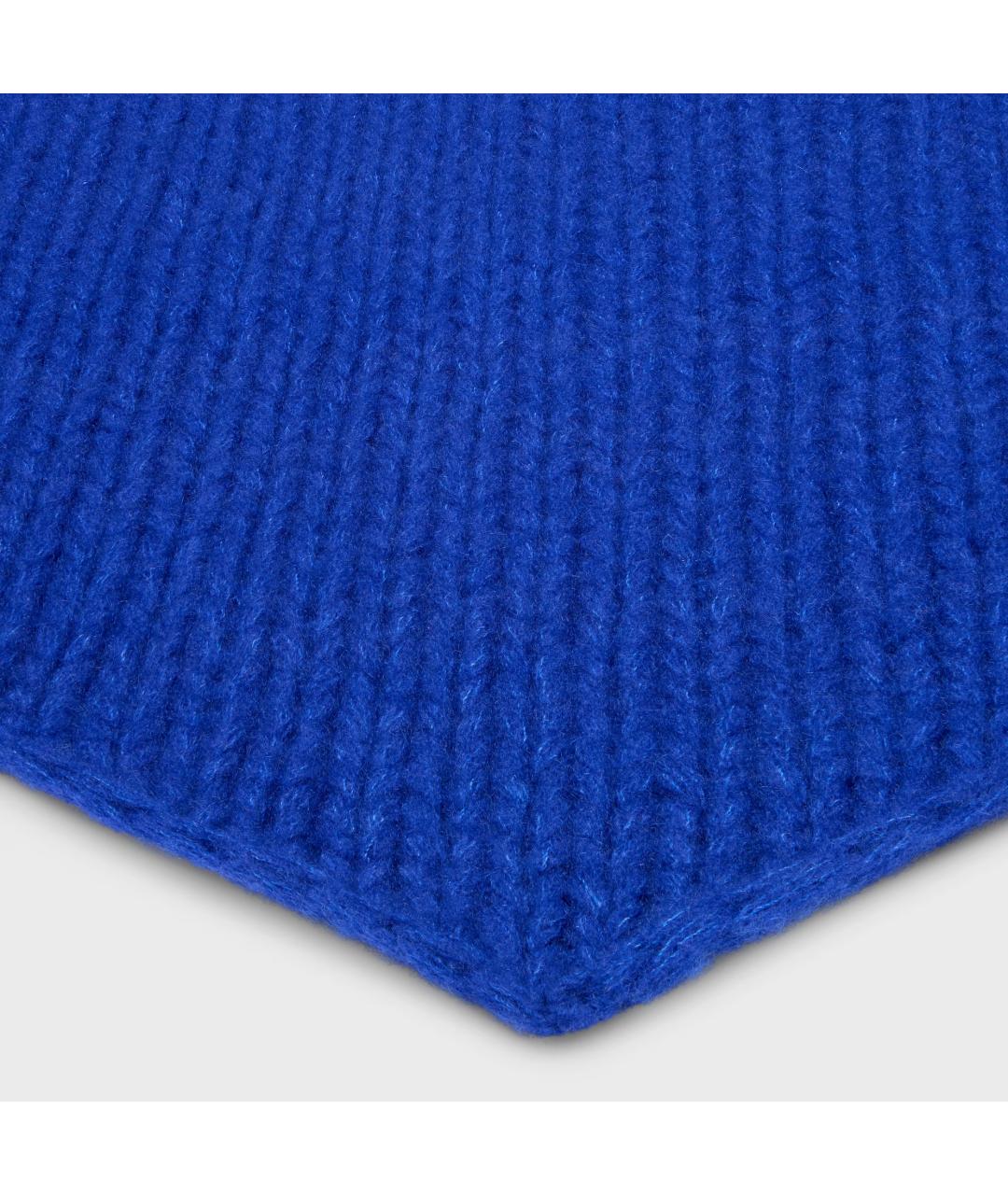 CELINE Синий кашемировый шарф, фото 3