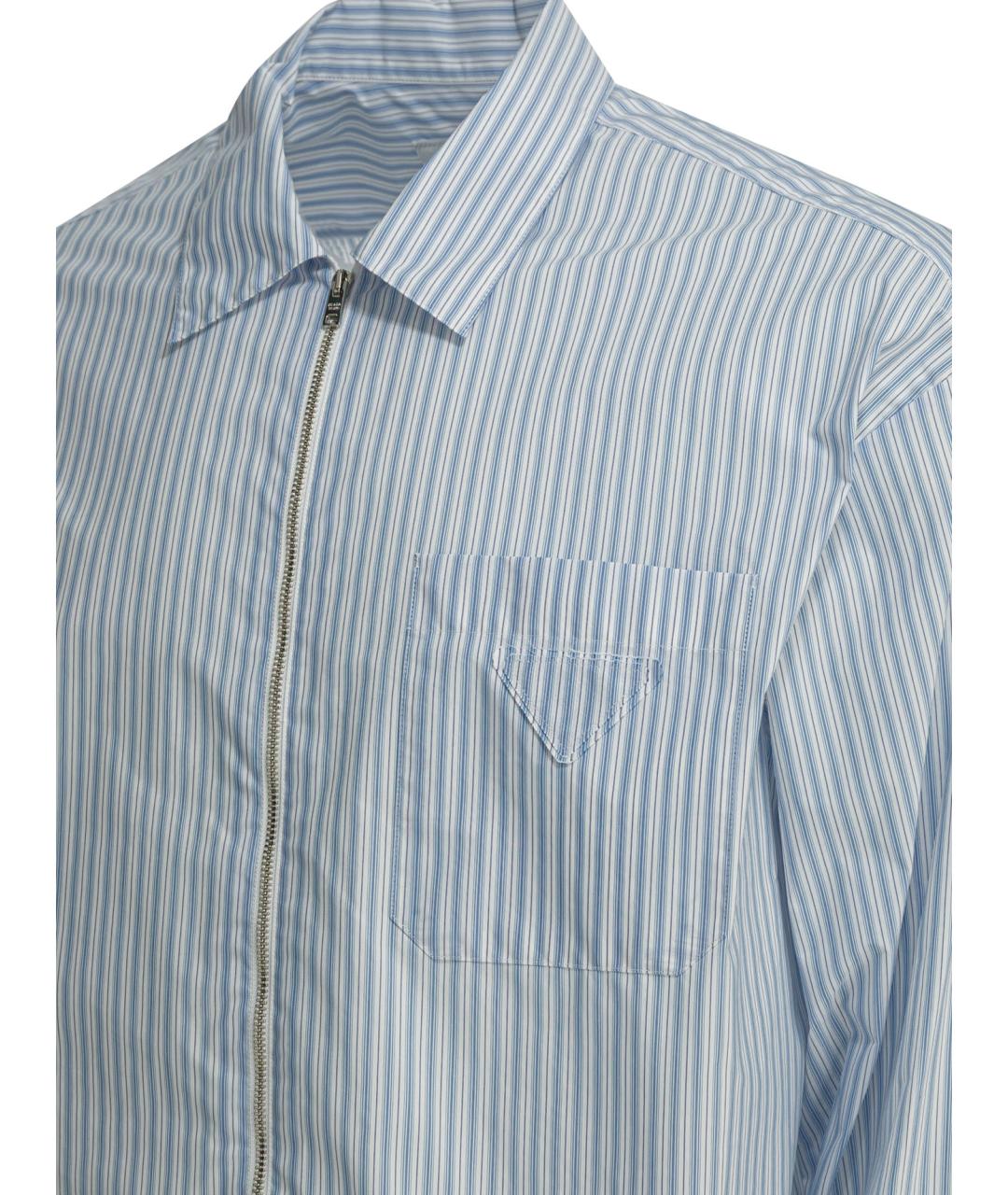 PRADA Голубая кэжуал рубашка, фото 3