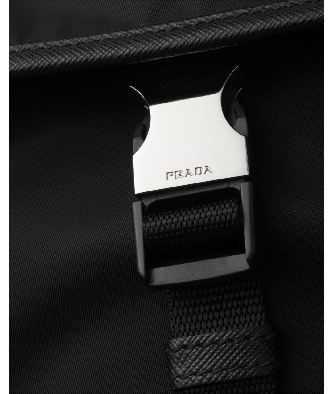 PRADA Черная синтетическая сумка на плечо, фото 4