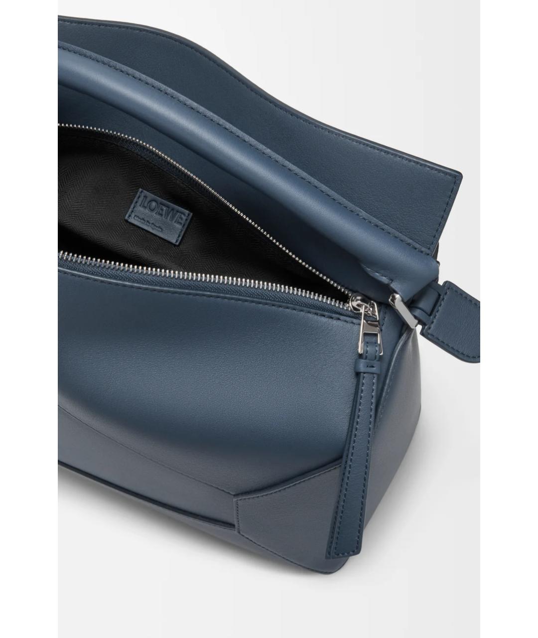 LOEWE Синяя кожаная сумка тоут, фото 5