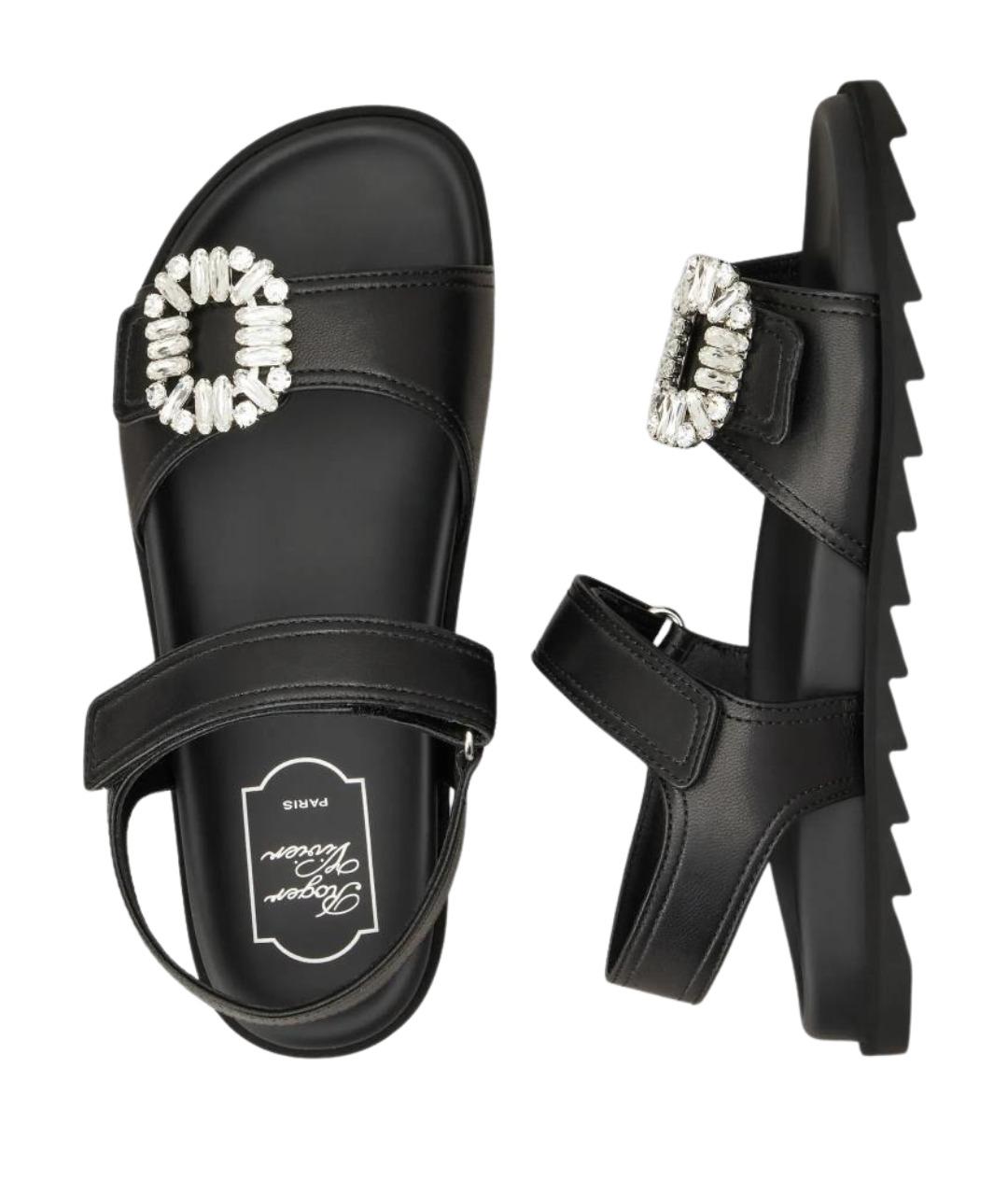 ROGER VIVIER Черные сандалии, фото 4