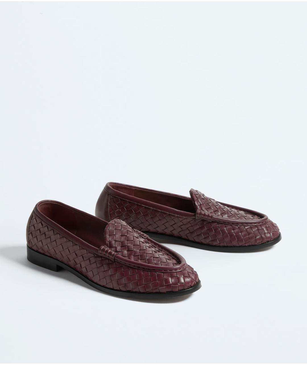 BOTTEGA VENETA Коричневые кожаные лоферы, фото 2