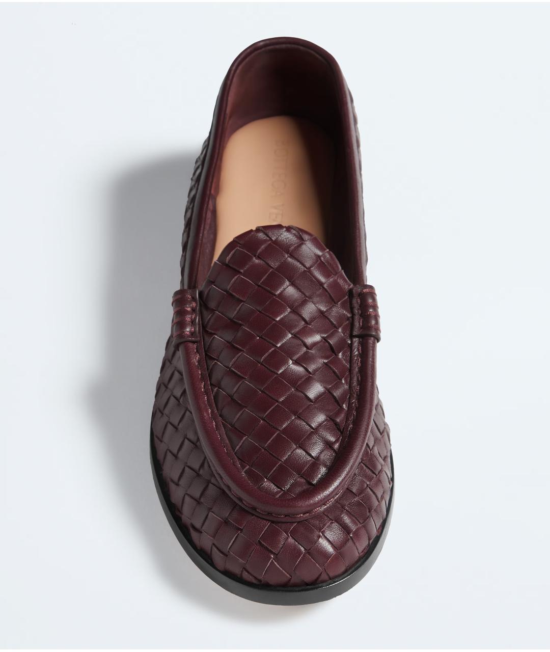 BOTTEGA VENETA Коричневые кожаные лоферы, фото 3