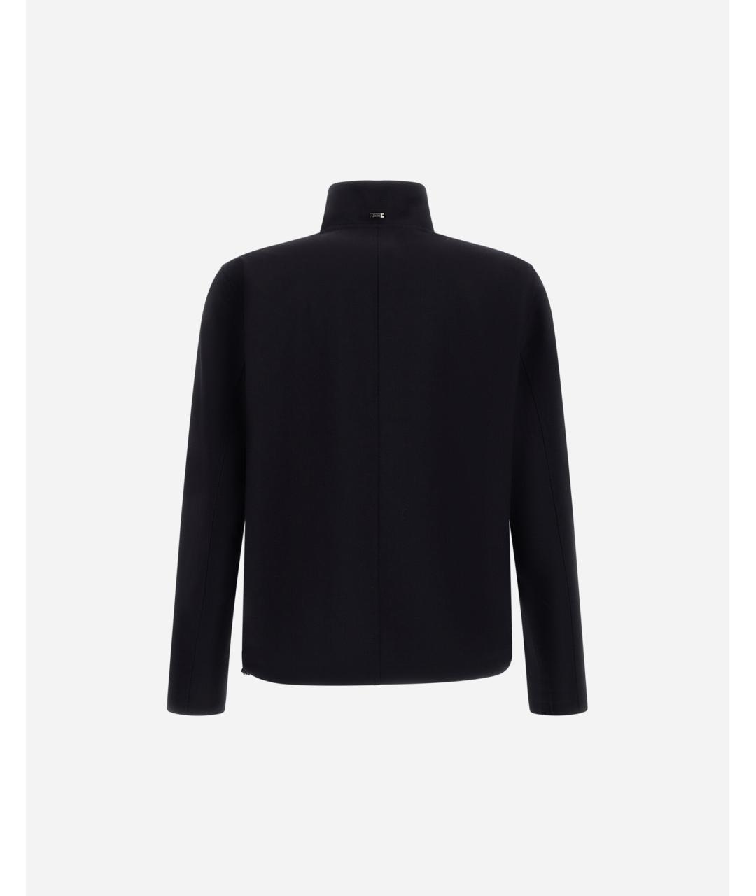 HERNO Синяя полиэстеровая куртка, фото 3