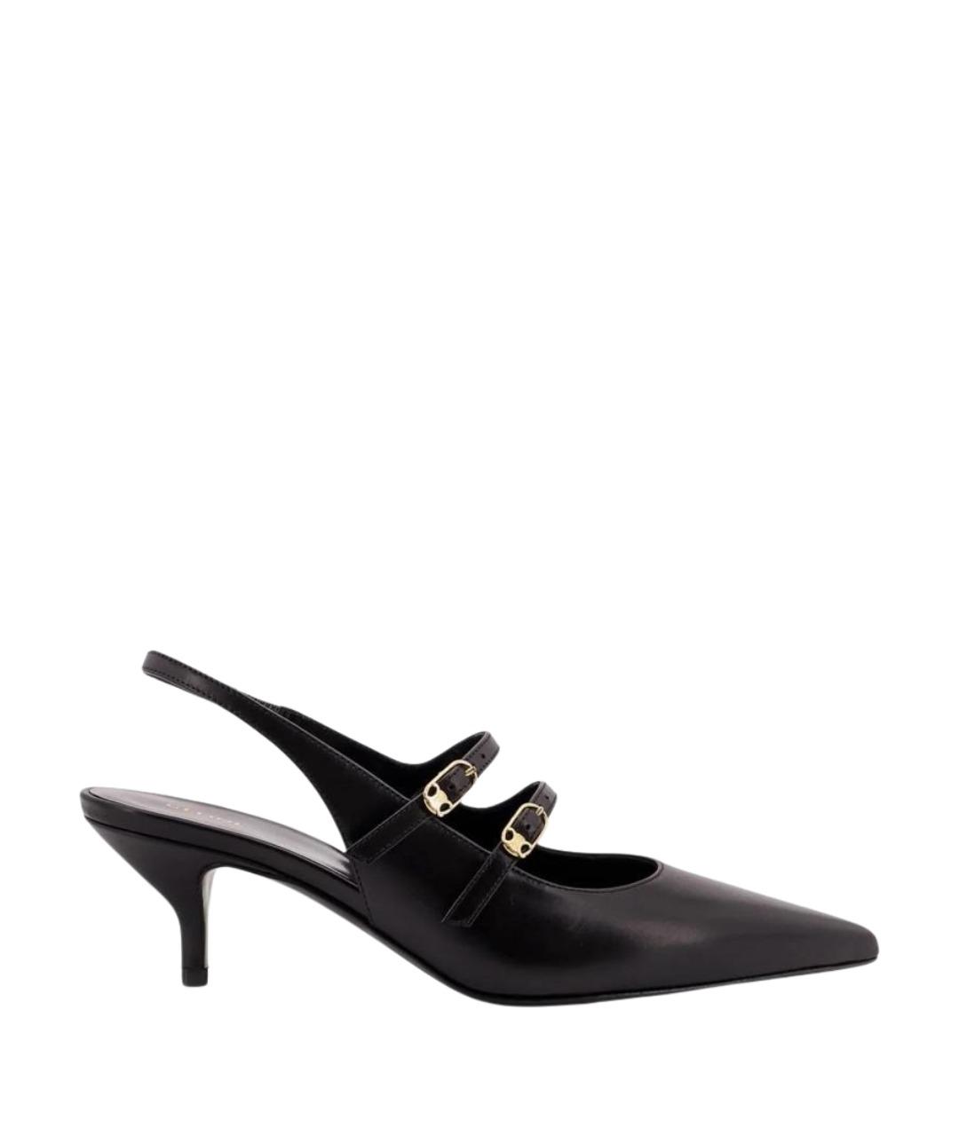 CELINE Черные кожаные туфли, фото 1