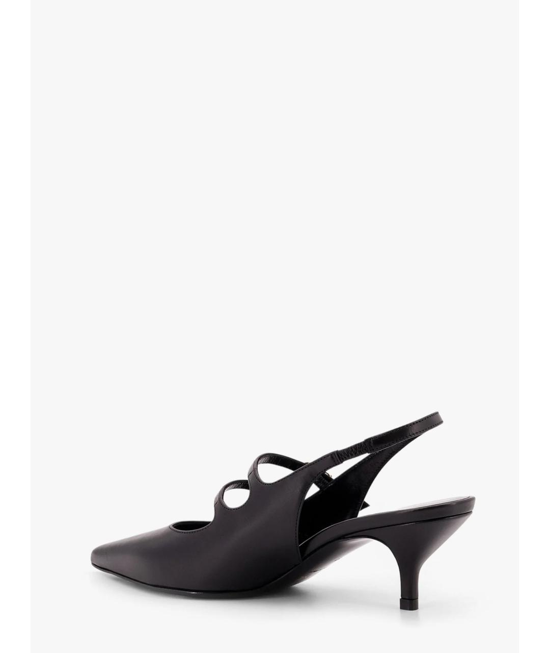 CELINE Черные кожаные туфли, фото 3