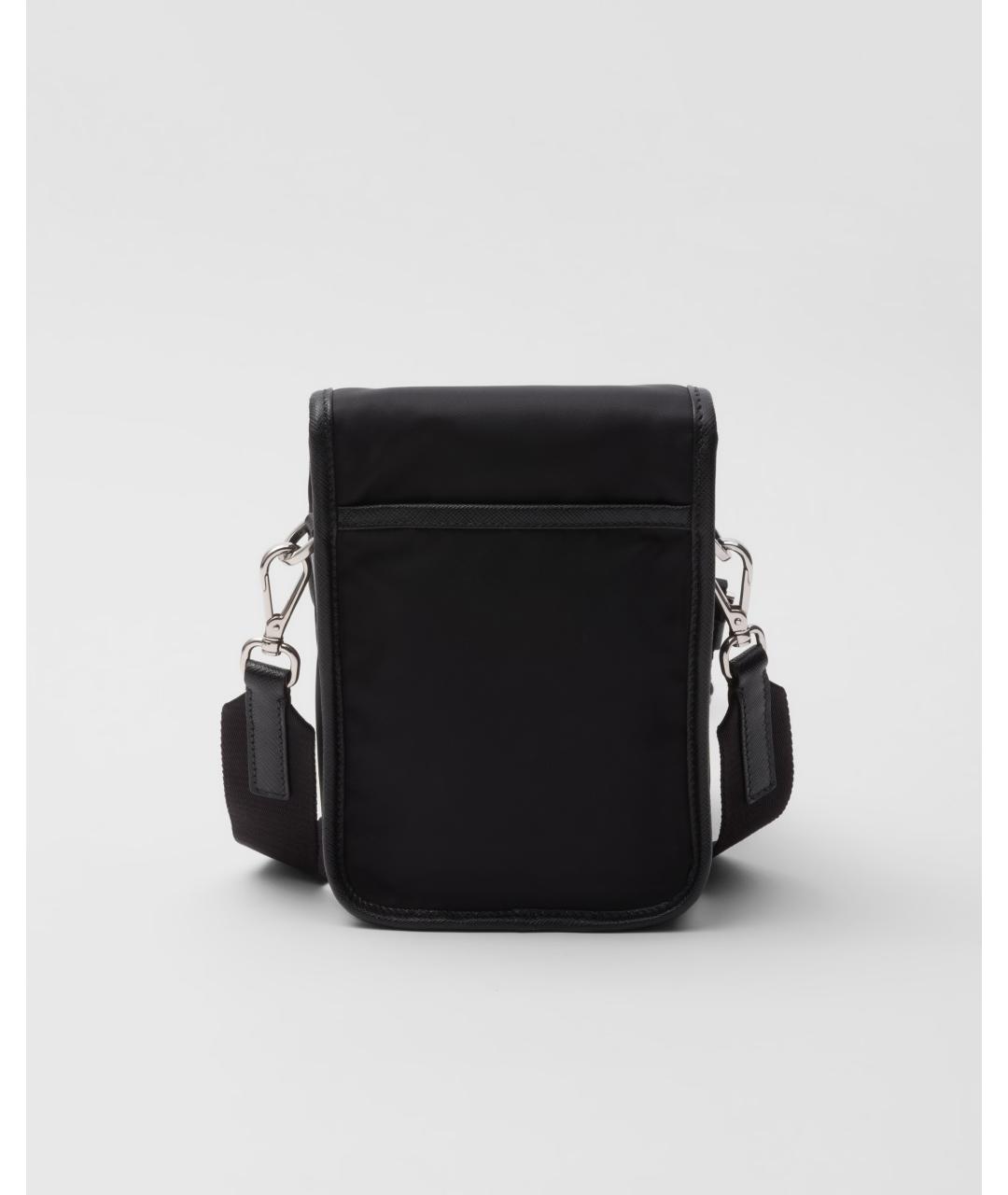 PRADA Черная тканевая сумка на плечо, фото 2