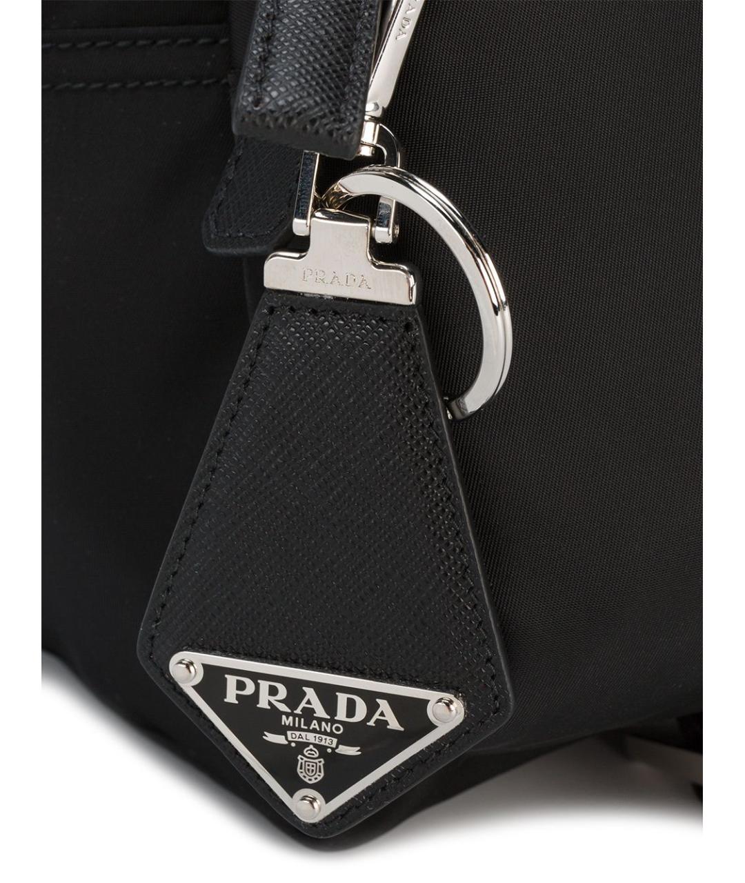 PRADA Черный брелок, фото 3