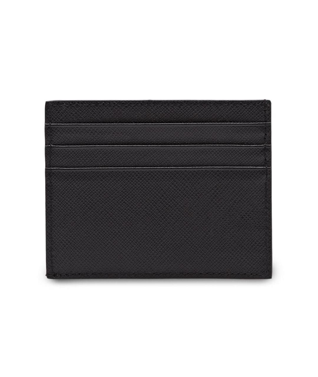 PRADA Черный кожаный кардхолдер, фото 3