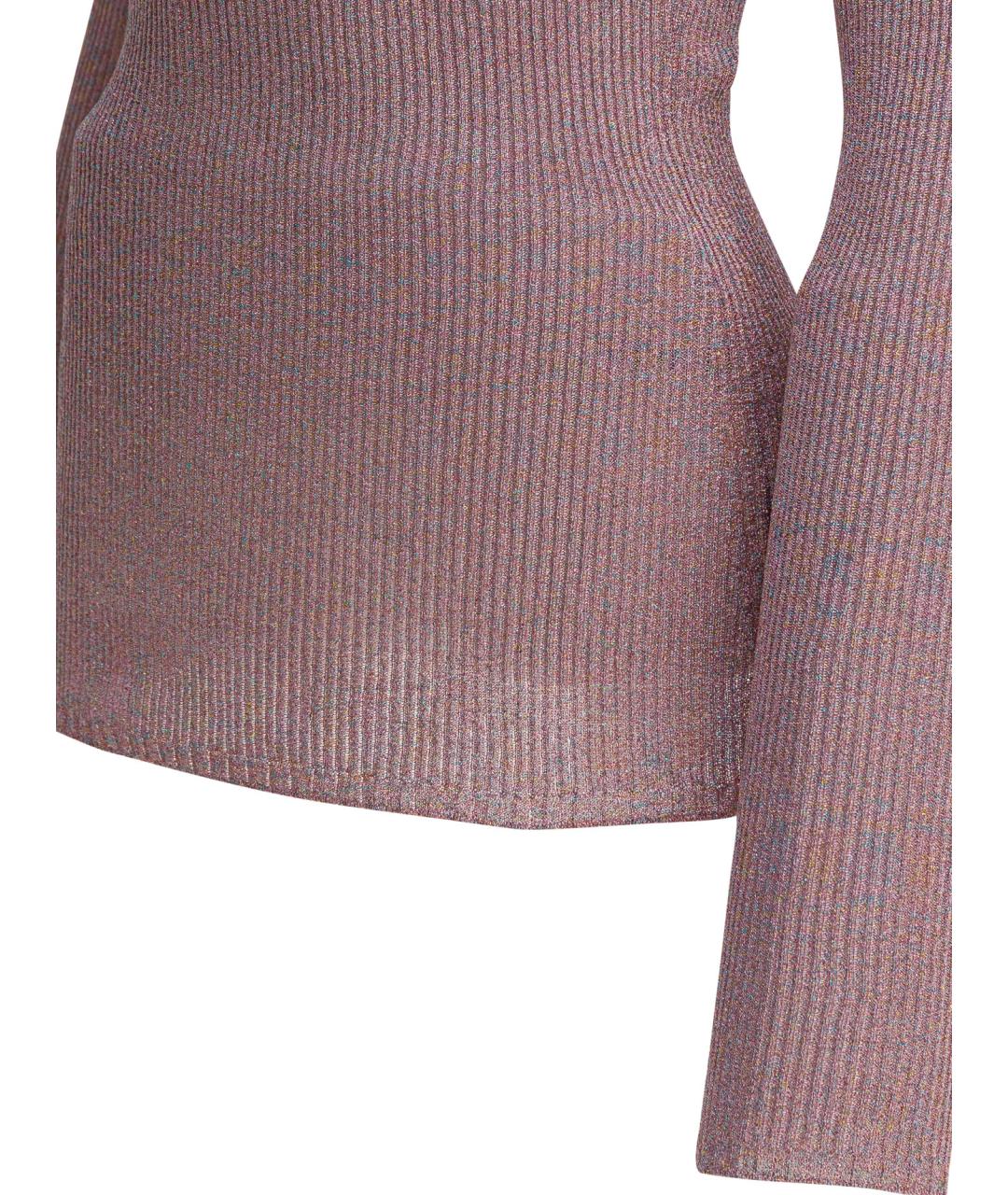 MIU MIU Розовый вискозный джемпер / свитер, фото 4