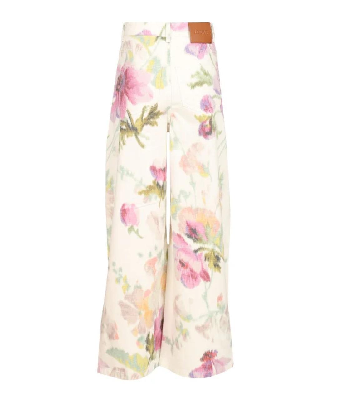 LOEWE Мульти хлопковые прямые джинсы, фото 2