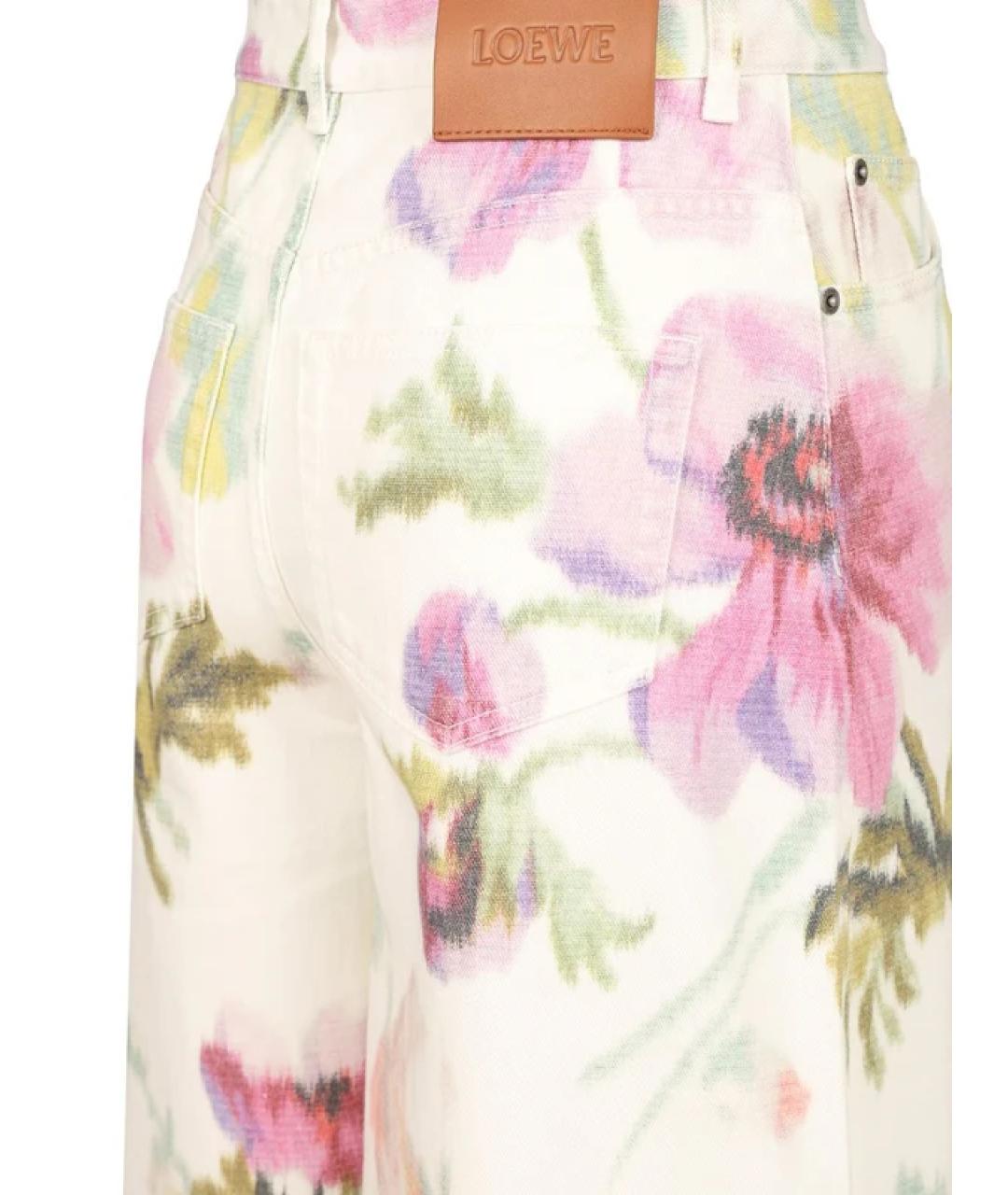 LOEWE Мульти хлопковые прямые джинсы, фото 4