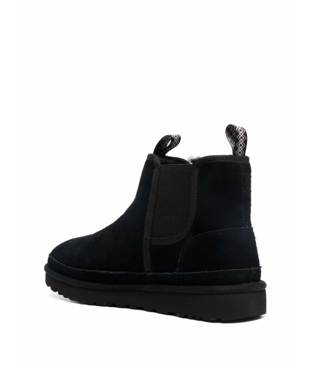 UGG AUSTRALIA Черные замшевые высокие ботинки, фото 3