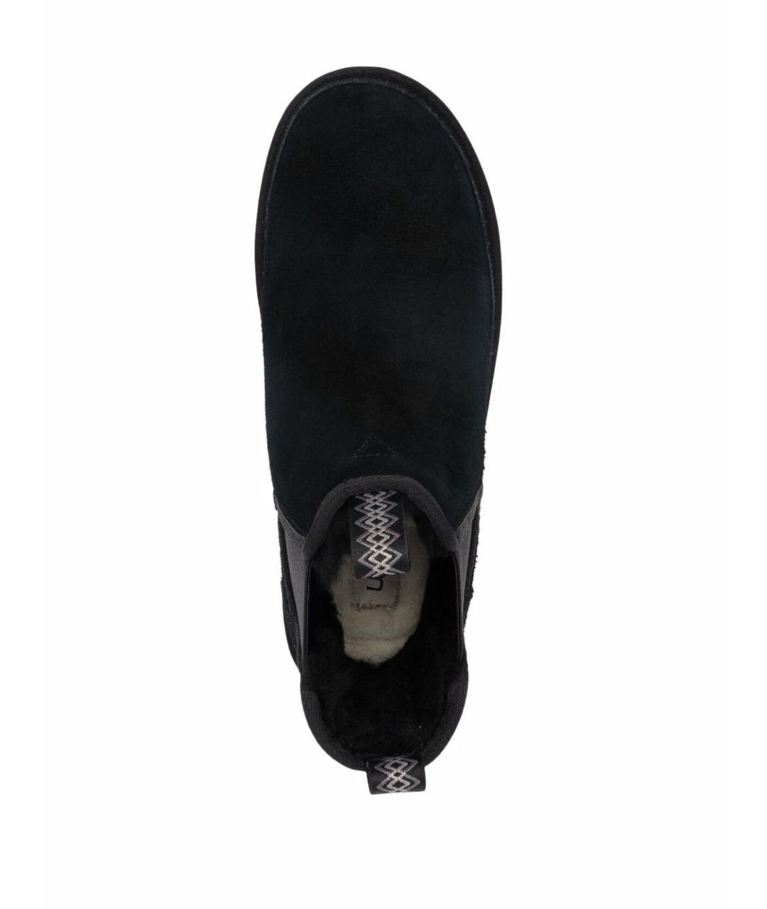 UGG AUSTRALIA Черные замшевые высокие ботинки, фото 2