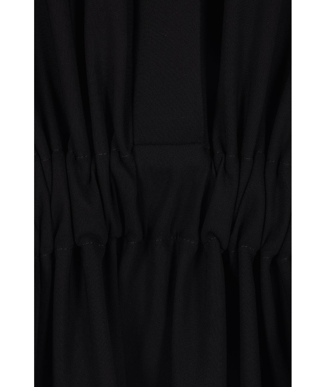 LOEWE Черное вискозное повседневное платье, фото 3