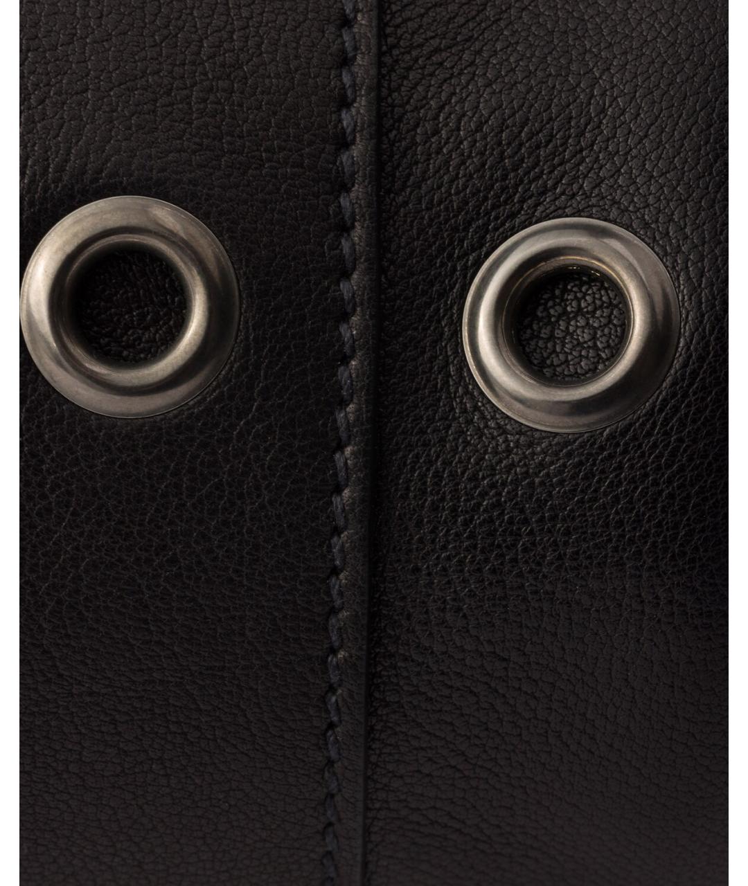 PRADA Черная кожаная сумка на плечо, фото 6