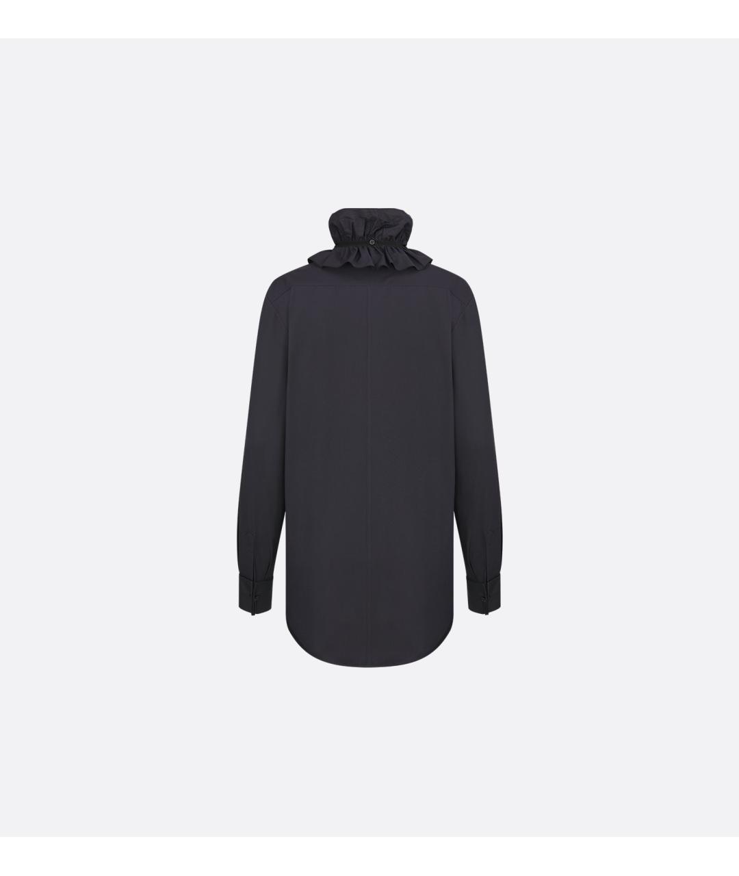 CHRISTIAN DIOR Черная хлопковая рубашка, фото 2