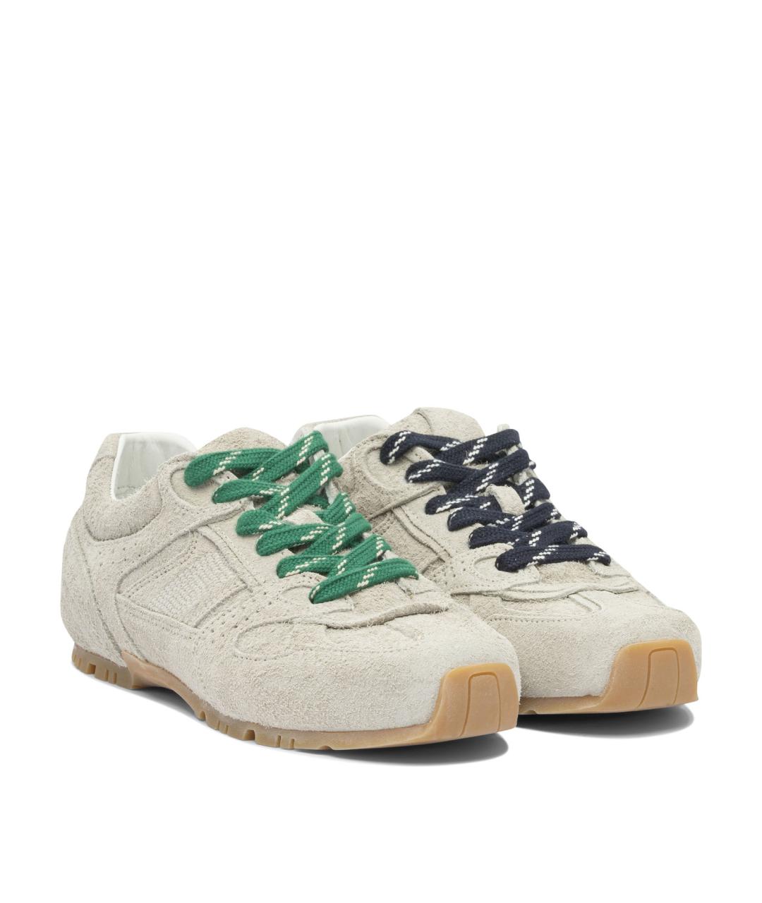 ALOHAS Серые кожаные кроссовки, фото 3