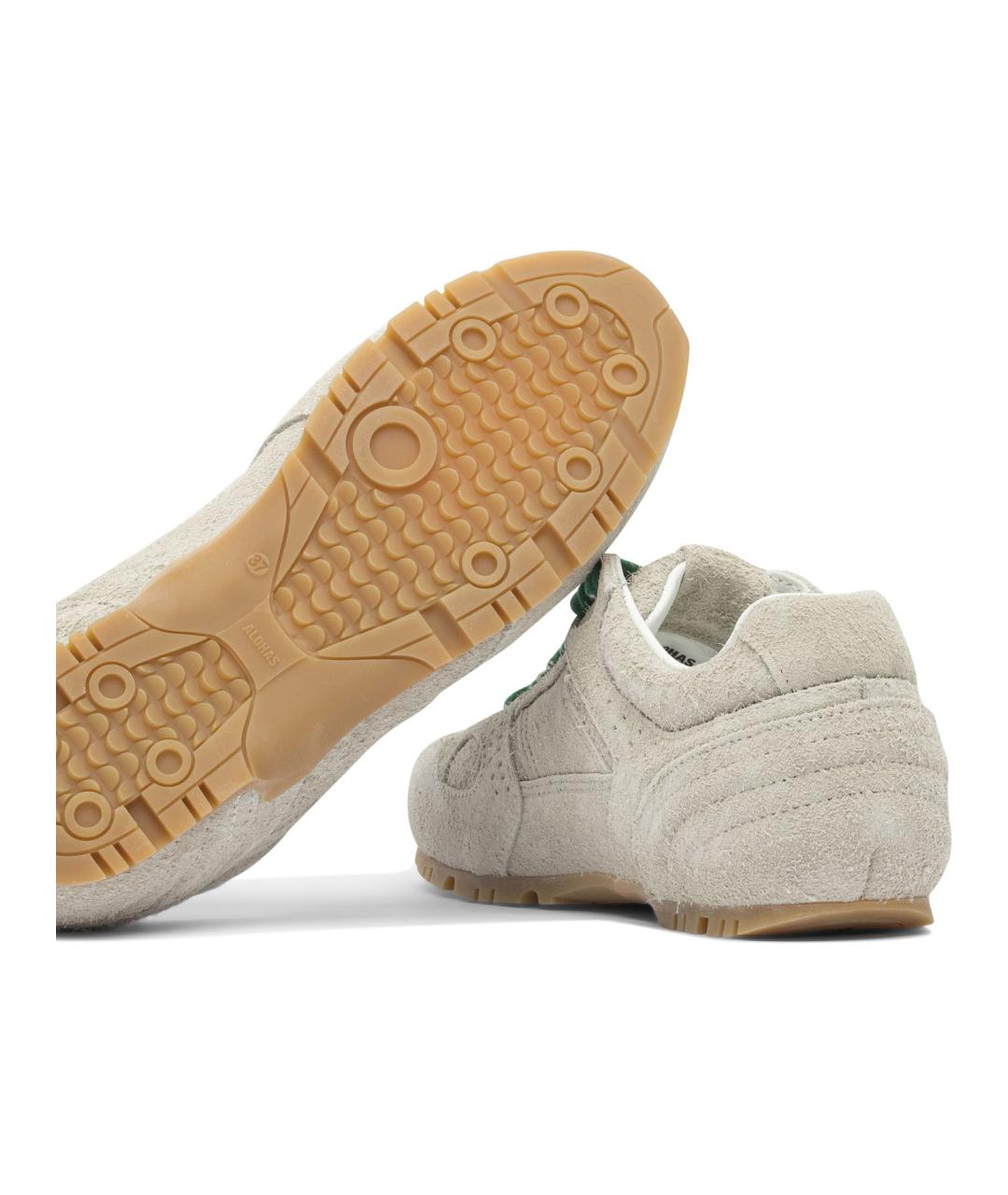 ALOHAS Серые кожаные кроссовки, фото 5