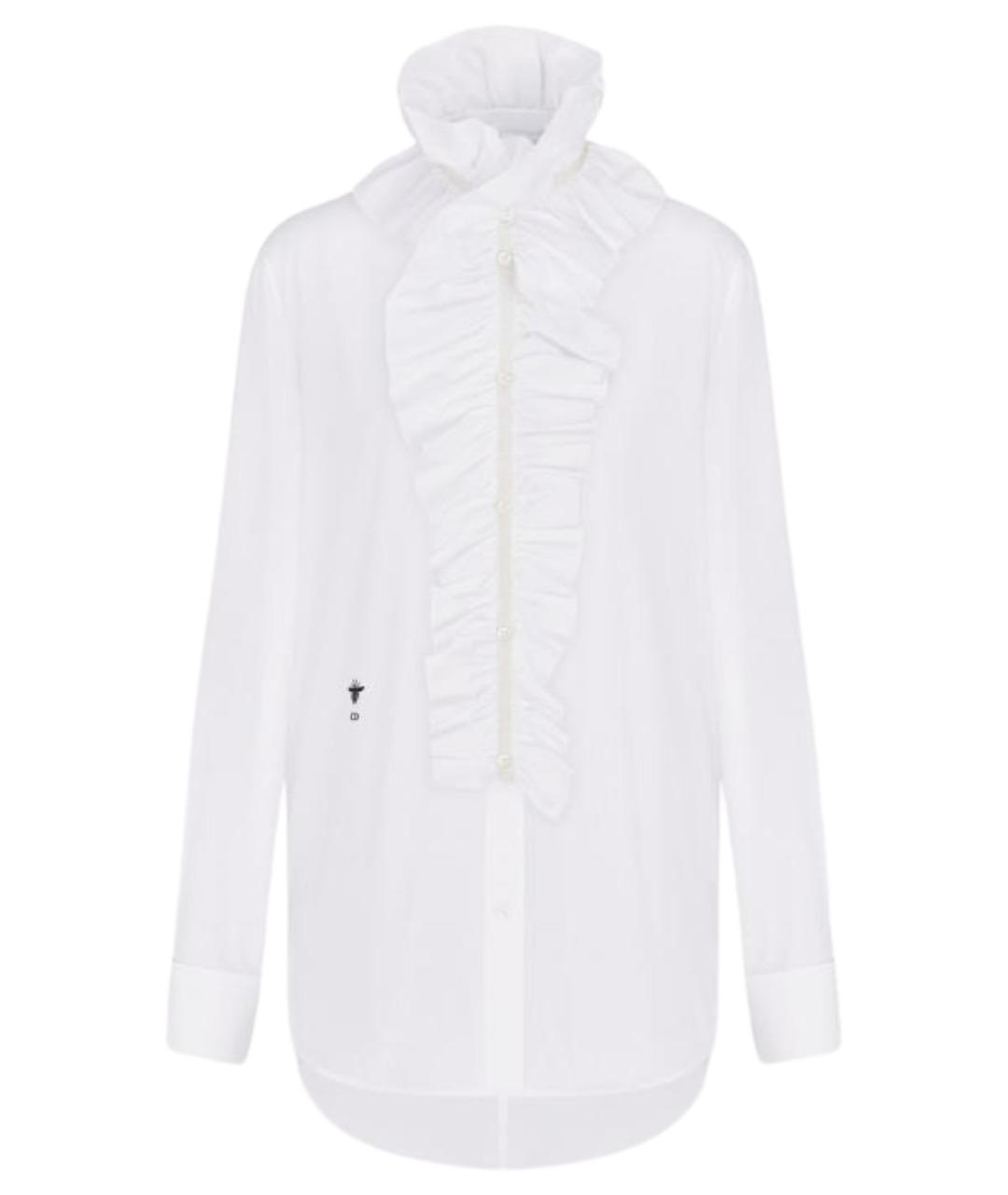 CHRISTIAN DIOR Белая хлопковая рубашка, фото 1