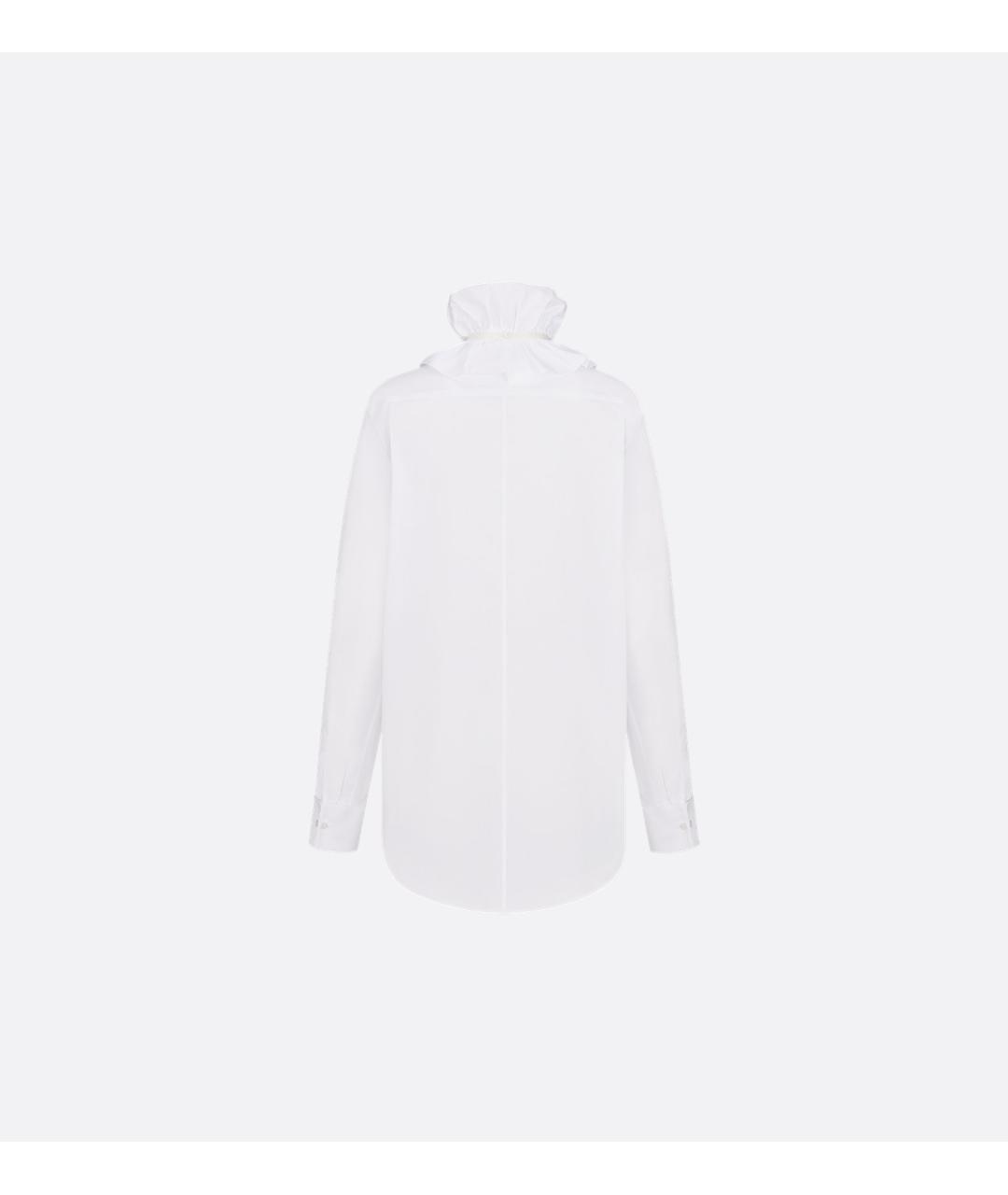 CHRISTIAN DIOR Белая хлопковая рубашка, фото 2