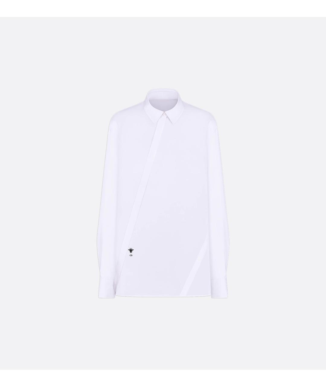 CHRISTIAN DIOR Белая хлопковая рубашка, фото 3