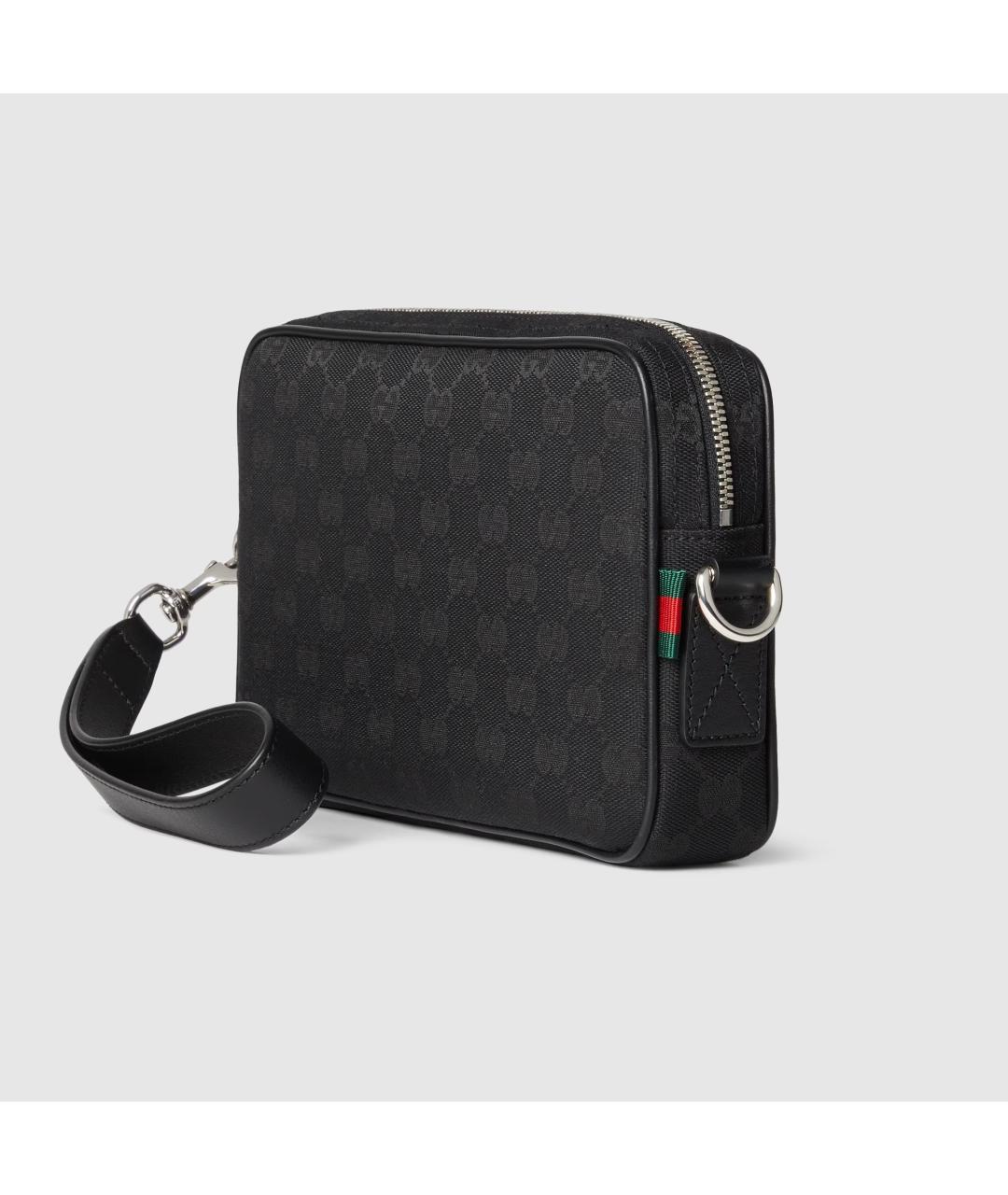 GUCCI Черная синтетическая сумка на плечо, фото 2