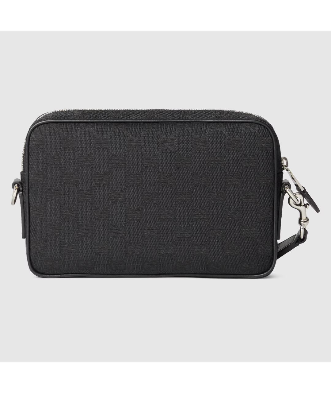 GUCCI Черная синтетическая сумка на плечо, фото 5