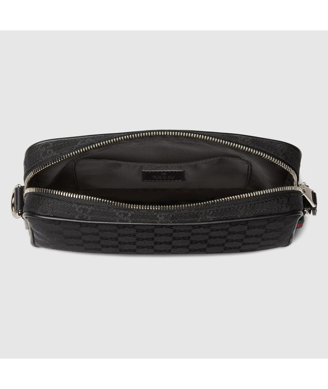 GUCCI Черная синтетическая сумка на плечо, фото 7