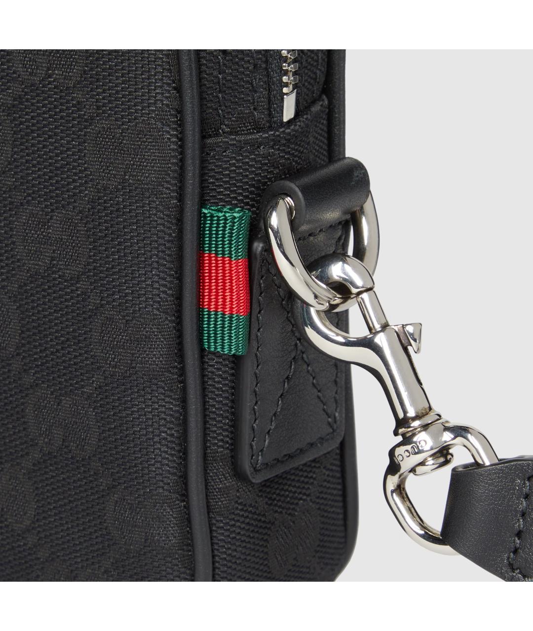 GUCCI Черная синтетическая сумка на плечо, фото 3