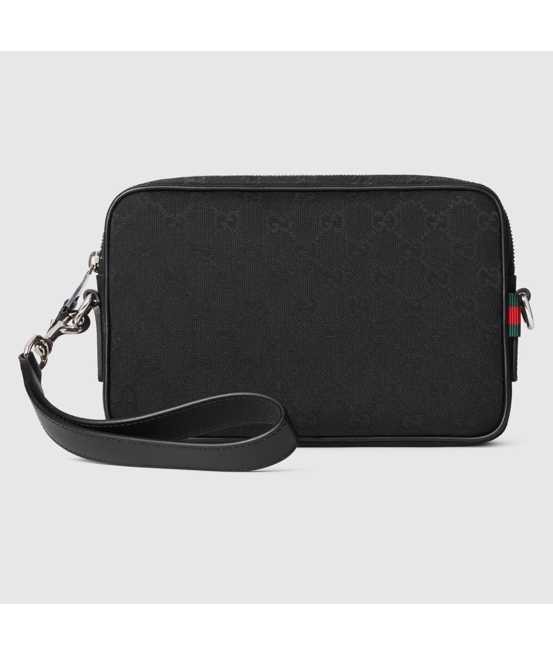 GUCCI Черная синтетическая сумка на плечо, фото 4