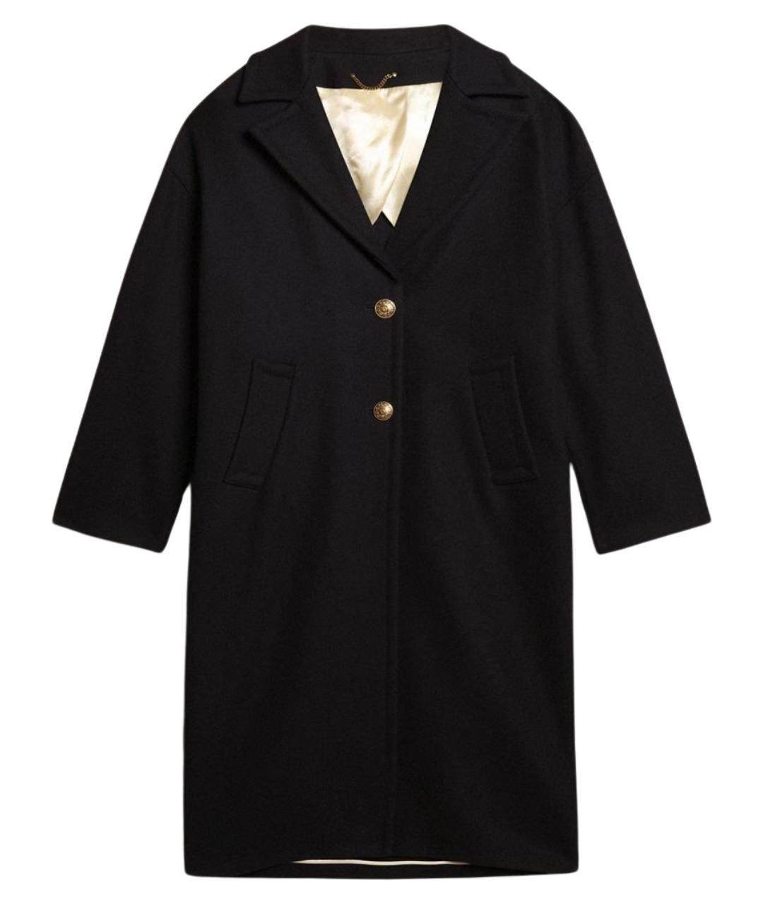 GOLDEN GOOSE DELUXE BRAND Синее шерстяное пальто, фото 1