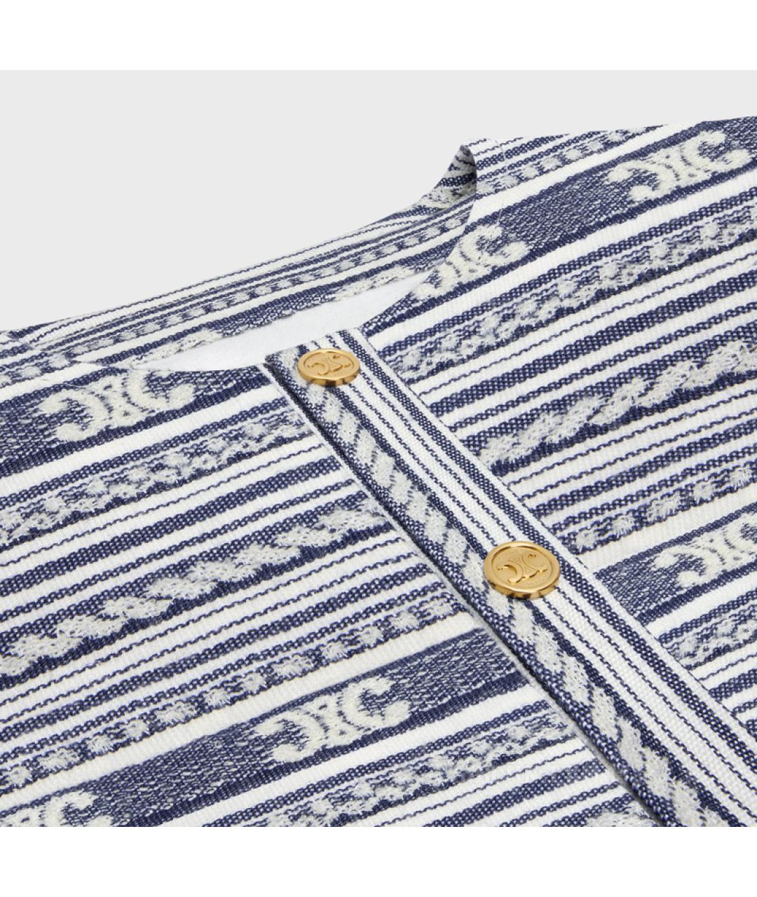 CELINE Мульти шерстяной жакет/пиджак, фото 3