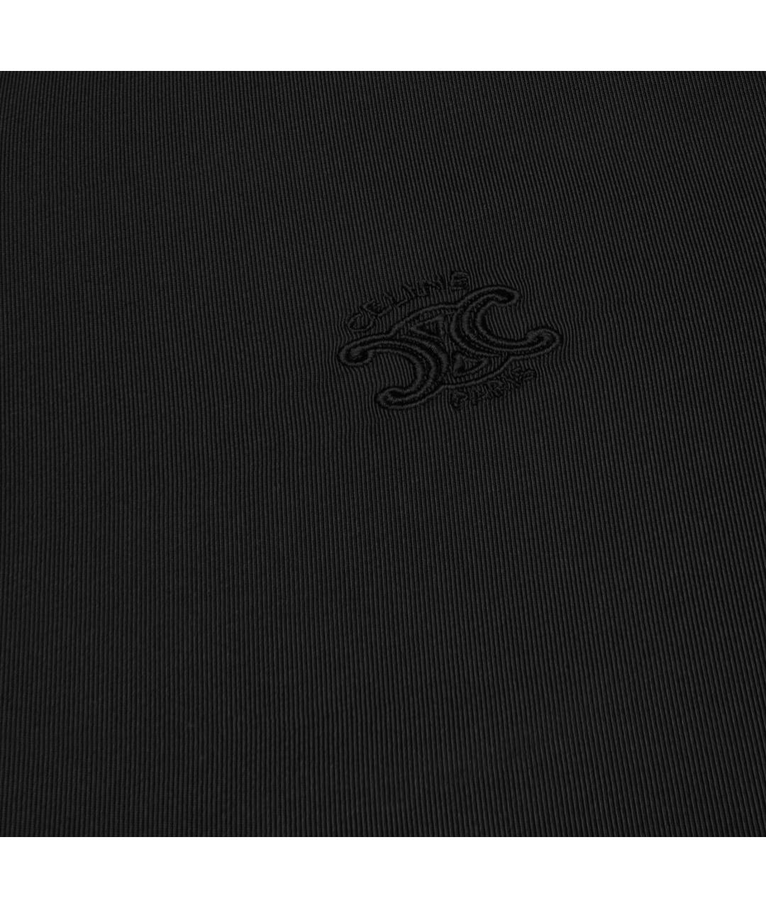 CELINE Черная полиамидовая куртка, фото 3