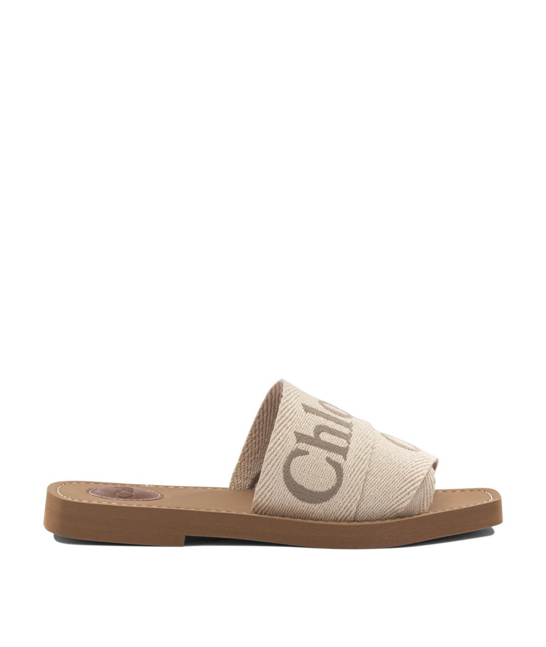 CHLOE Бежевые сандалии, фото 1