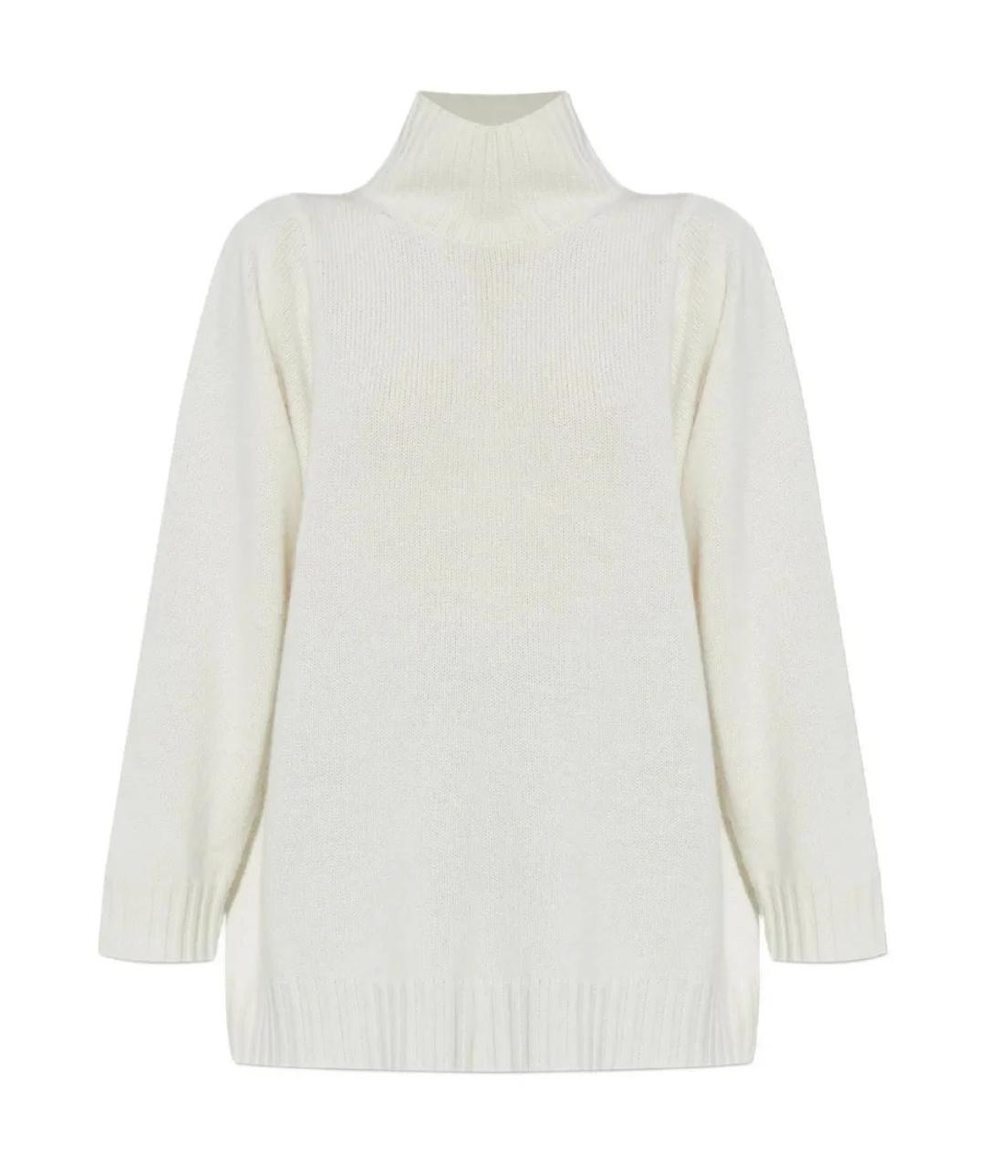 MAX MARA Белый кашемировый джемпер / свитер, фото 1