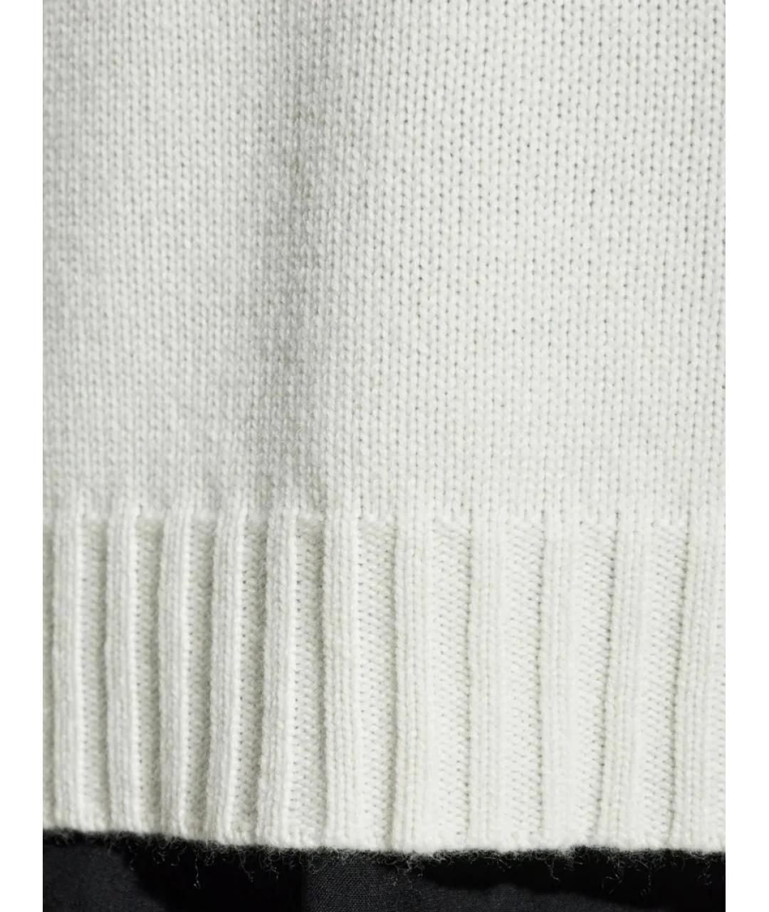 MAX MARA Белый кашемировый джемпер / свитер, фото 2